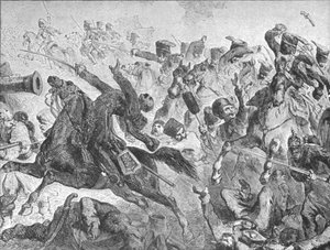 The Crimean War, 1854-56: The Battle of Balaclava: The Charge of the Light Brigade, 1854, 1901 by Unbekannt