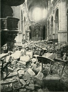 The Damage Done to Cambrai Cathedral, 1919