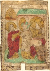 The Denial of Peter, c. 1455-1465 by Unbekannt