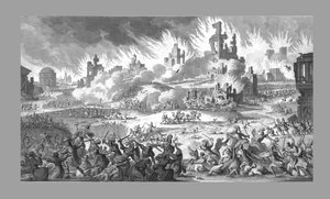 The Destruction of Jerusalem and the Temple, 1818 by Unbekannt