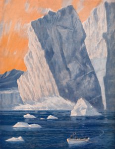 The Dramatic Birth of a Giant Iceberg, 1935 by Unbekannt