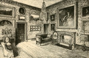 The Drawing-Room at Abbotsford, 1882 by Unbekannt