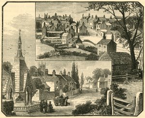 The Drinking Fountain. Street in Broseley, 1898 by Unbekannt