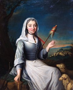 The Duchess of Villais in Costume, 18th Century