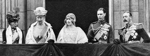 The Duke and Duchess of York at Buckingham Palace after their marriage, April 1923 by Unbekannt