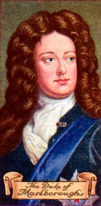 The Duke of Marlborough, from a series of cigarette cards by Unbekannt