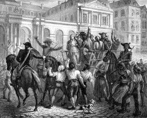 The Duke of Orleans on the Way to the Guillotine, Paris