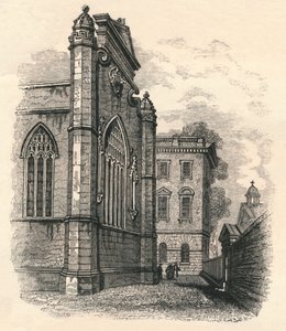 The East End of the College Chapel, Peterhouse, Cambridge by Unbekannt