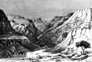 The Egueri Gorge, North Africa, 1895