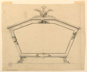 The Elevation of a Reliquary Shrine by Unbekannt