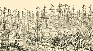 The Embarkation of William of Orange from Holland for England, 1688 by Unbekannt