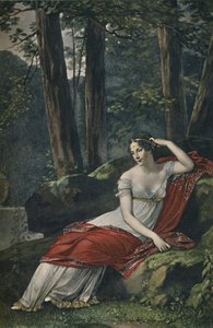 The Empress Josephine in the Park at Malmaison, 1809, 1896