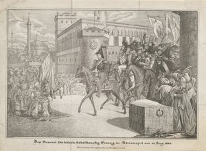The Entry of Graf Ivan Ivanovich Diebitsch-Zabalkansky into Adrianople by Unbekannt