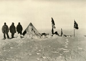 The Farthest South Camp After Sixty Hours Blizzard