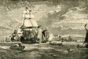 The First Fleet of the East India Company Leaving Woolwich by Unbekannt