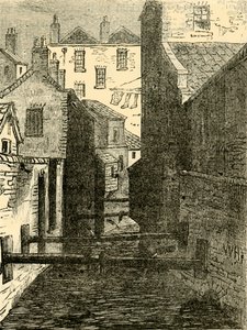 The Fleet Ditch, from the Red Lion by Unbekannt