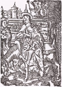 The Flight to Egypt by Unbekannt