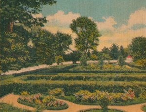 The Flower Garden, a View of the West End by Unbekannt