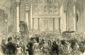 The Flower Sermon in St. Catherine Cree Church by Unbekannt