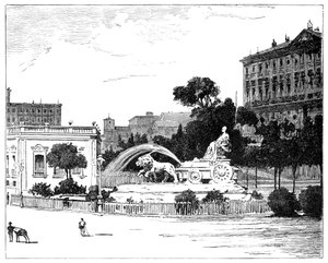 The Fountain of Cybele, Madrid, 1900 by Unbekannt