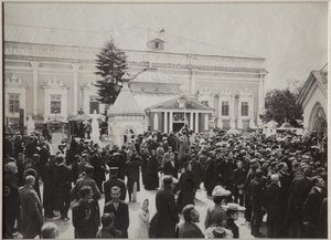 The Funeral of Anton Chekhov on the Novodevichy Cemetery, July 22, 1904 by Unbekannt