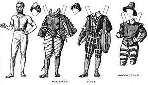 The Gallery of British Costume: Dress Worn in the Late Sixteenth Century by Unbekannt
