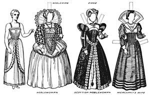 The Gallery of British Costume: Dress Worn in the Late Sixteenth Century by Unbekannt