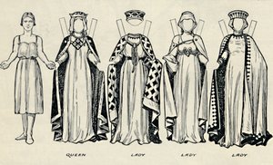 The Gallery of British Costume: How The English Dressed in King John