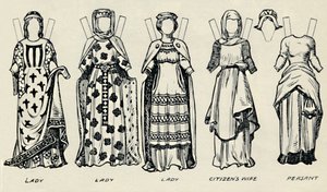 The Gallery of British Costume: How The English Dressed in King John