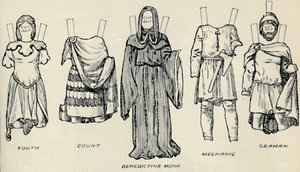 The Gallery of British Costume: The Dress People Wore in Norman Times, c1934 by Unbekannt