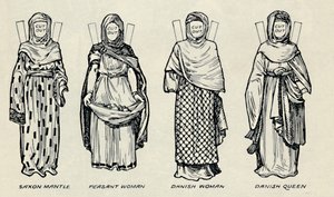 The Gallery of British Costume: The Dress of Danes & Later Anglo-Saxons by Unbekannt