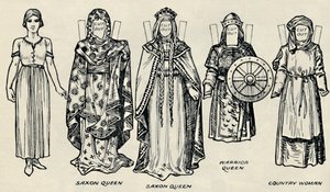 The Gallery of British Costume: The Dress of Danes & Later Anglo-Saxons by Unbekannt