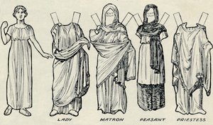 The Gallery of Historic Costume: What The Britons and Romans Used To Wear by Unbekannt
