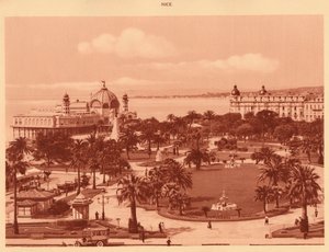 The Gardens Seen from the Casino, Nice by Unbekannt
