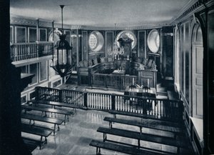 The General Court at the Capitol of Williamsburg by Unbekannt