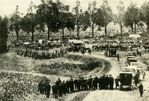 The Germans arrest civilians at Visé in Belgium, August 1914