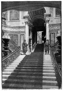 The Grand Staircase, Buckingham Palace, London by Unbekannt