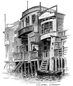 The Grapes public house, Limehouse, London by Unbekannt