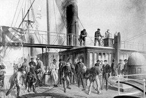 The Great Eastern Recovering the Lost Atlantic Cable, 1866