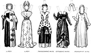 The Great Gallery of British Costume: Dress Worn In Edward The Third