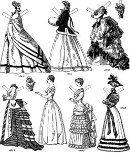 The Great Gallery of British Costume: Some Womens Fashions from 1843 to 1893, c1934 by Unbekannt