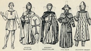 The Great Gallery of British Costume: Varied Dresses Worn in Norman Times