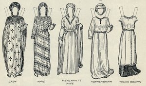 The Great Gallery of British Costume: Varied Dresses Worn in Norman Times by Unbekannt