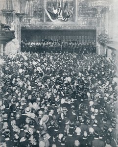 The Great Recruiting Meeting at the London Guildhall by Unbekannt