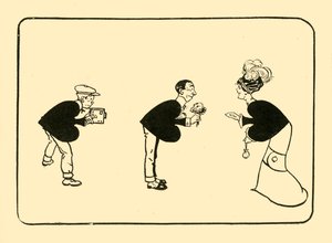 The Greeting on the three of spades, 1910 by Unbekannt