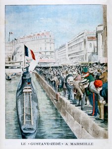 The Gustave-Zede arrives in Marseilles, 1901 by Unbekannt