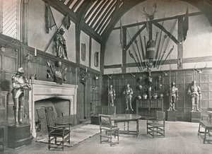 The Hall at Ockwells Manor, 1905 by Unbekannt