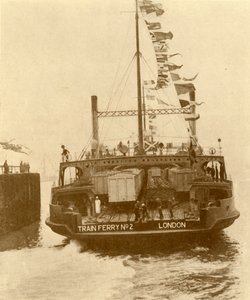 The Harwich-Zeebrugge Train Ferry, c1930