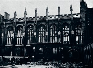 The Historic Hall in the Inner Temple Completely Gutted by Fire