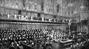 The House of Lords during the Home Rule Debate